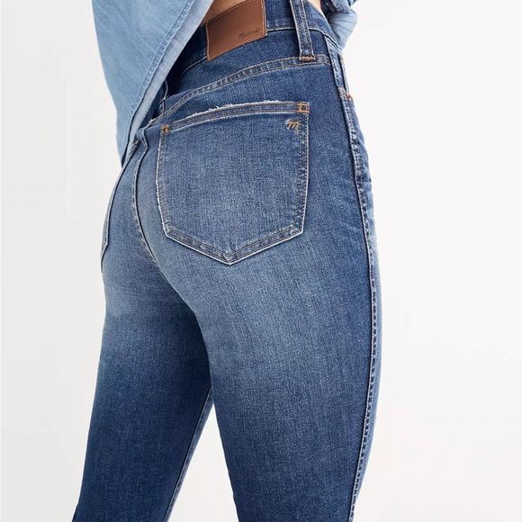 Madewell 10” High-Rise Skinny Jeans: Drop Hem Edition! ❤️ - Picture 4 of 10